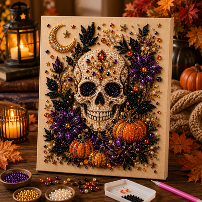 Halloween Glow™ DIY Pearl Art Kit – Sparkling Halloween Diamond Painting