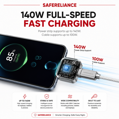 SafeCore™ Auto Power-Off Fast Charging Adapter
