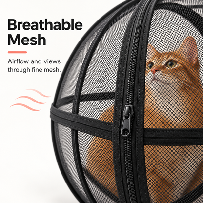 MewRoam™ 360° Rolling Cat Playpen