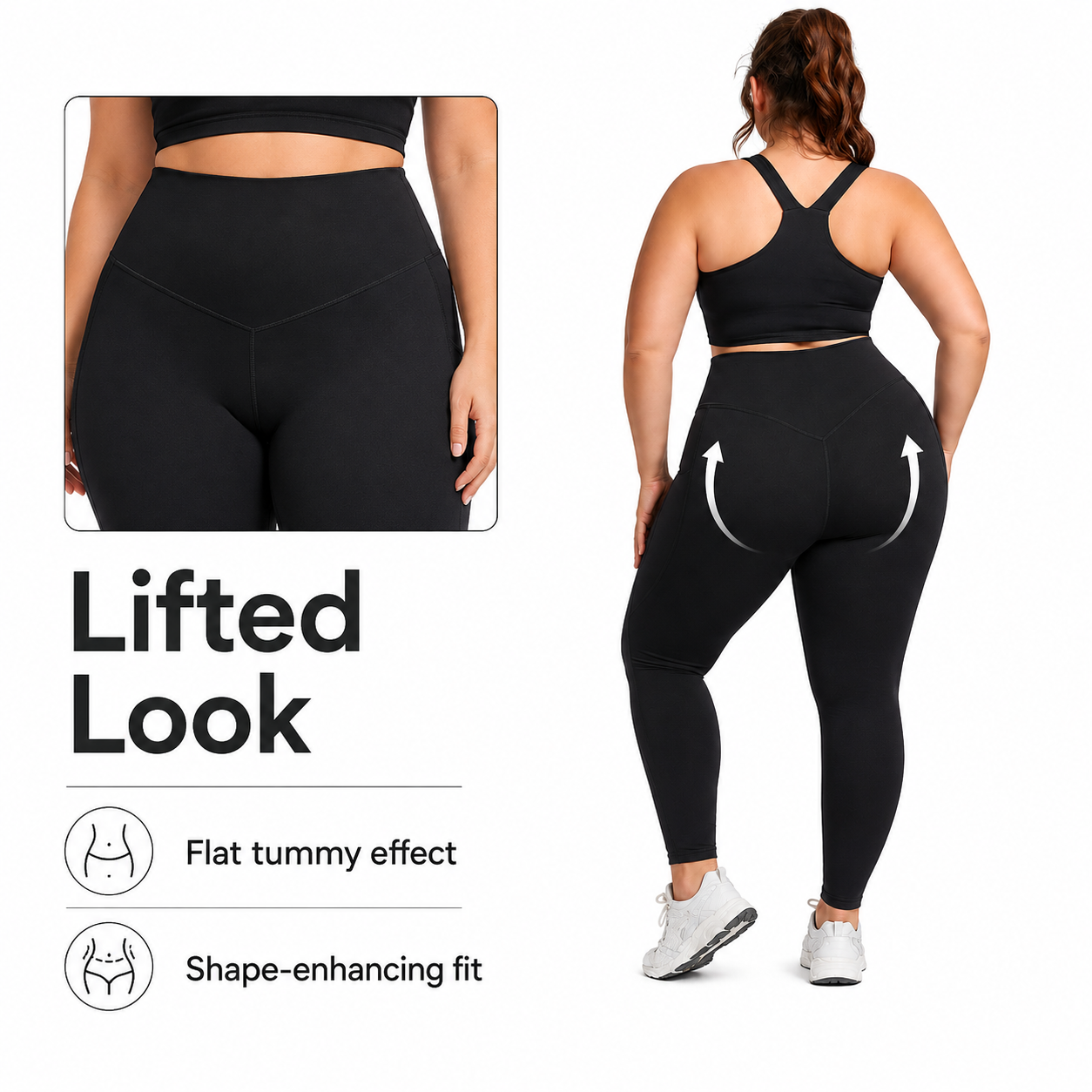CurveForm™ High-Waisted Tummy Control & Curve-Shaping Leggings