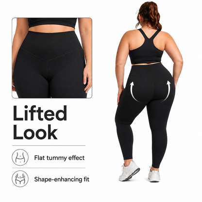 CurveForm™ High-Waisted Tummy Control & Curve-Shaping Leggings