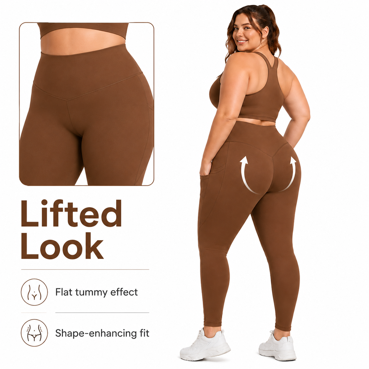CurveForm™ High-Waisted Tummy Control & Curve-Shaping Leggings