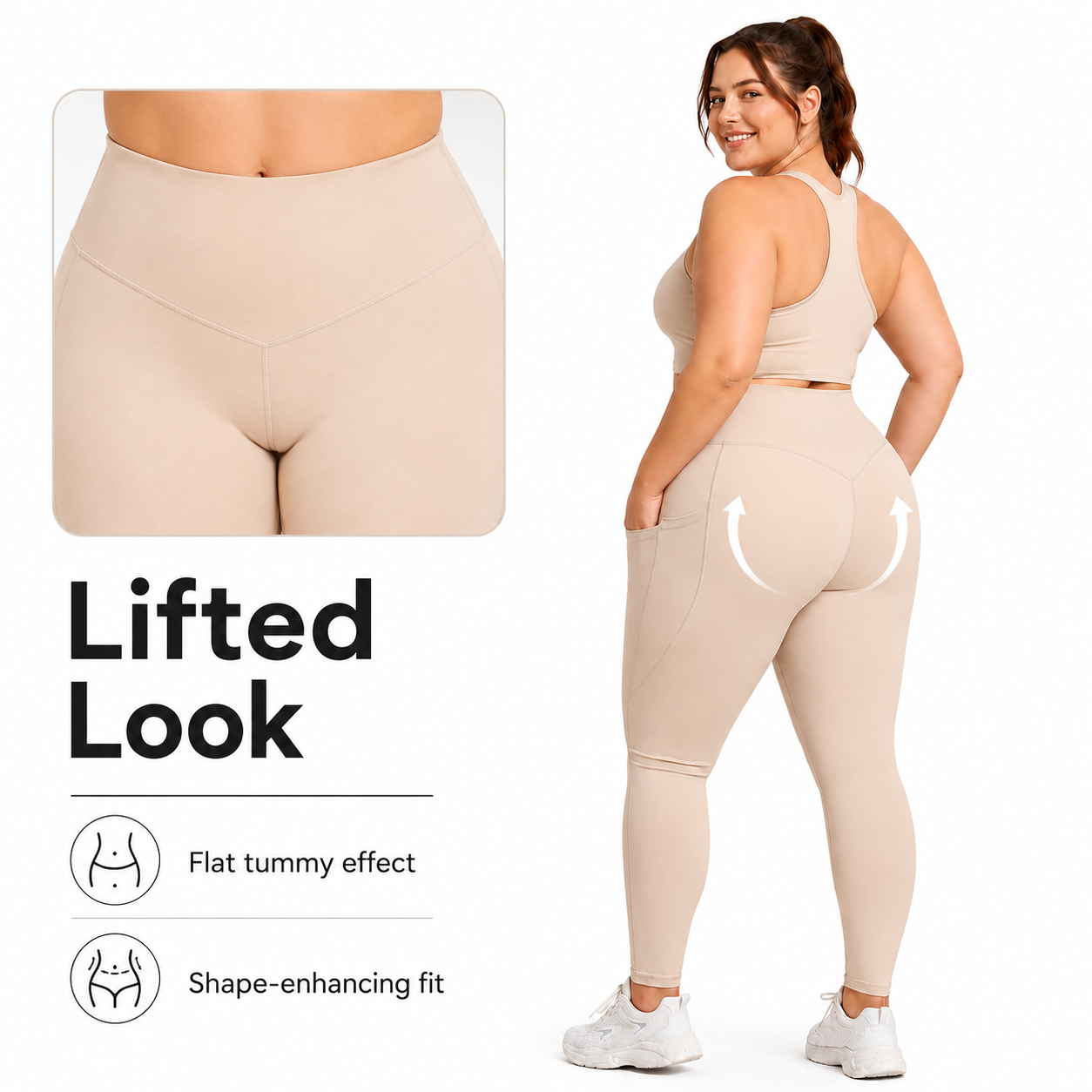 CurveForm™ High-Waisted Tummy Control & Curve-Shaping Leggings