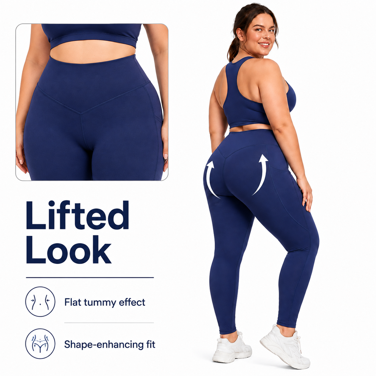 CurveForm™ High-Waisted Tummy Control & Curve-Shaping Leggings