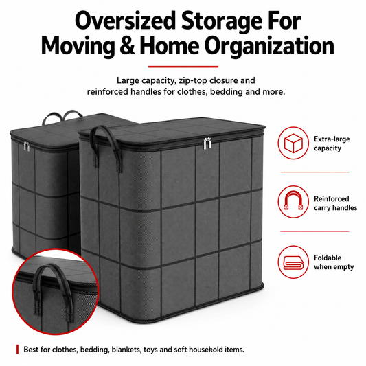 SafeStow™ Oversized Moving & Storage Bag with Reinforced Handles