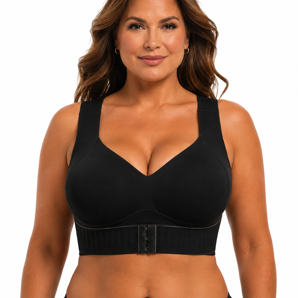 AlignLift™ Wireless Posture Support Bra – Front Closure Cross Back Bra