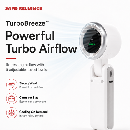 TurboBreeze™ Portable Turbo Fan