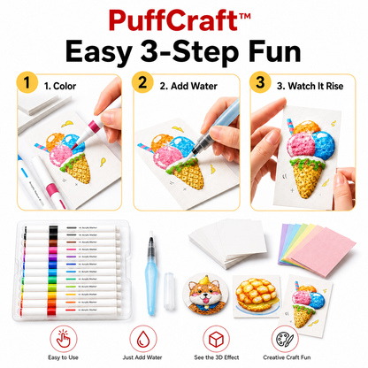 PuffCraft™ 3D Art Experience Kit