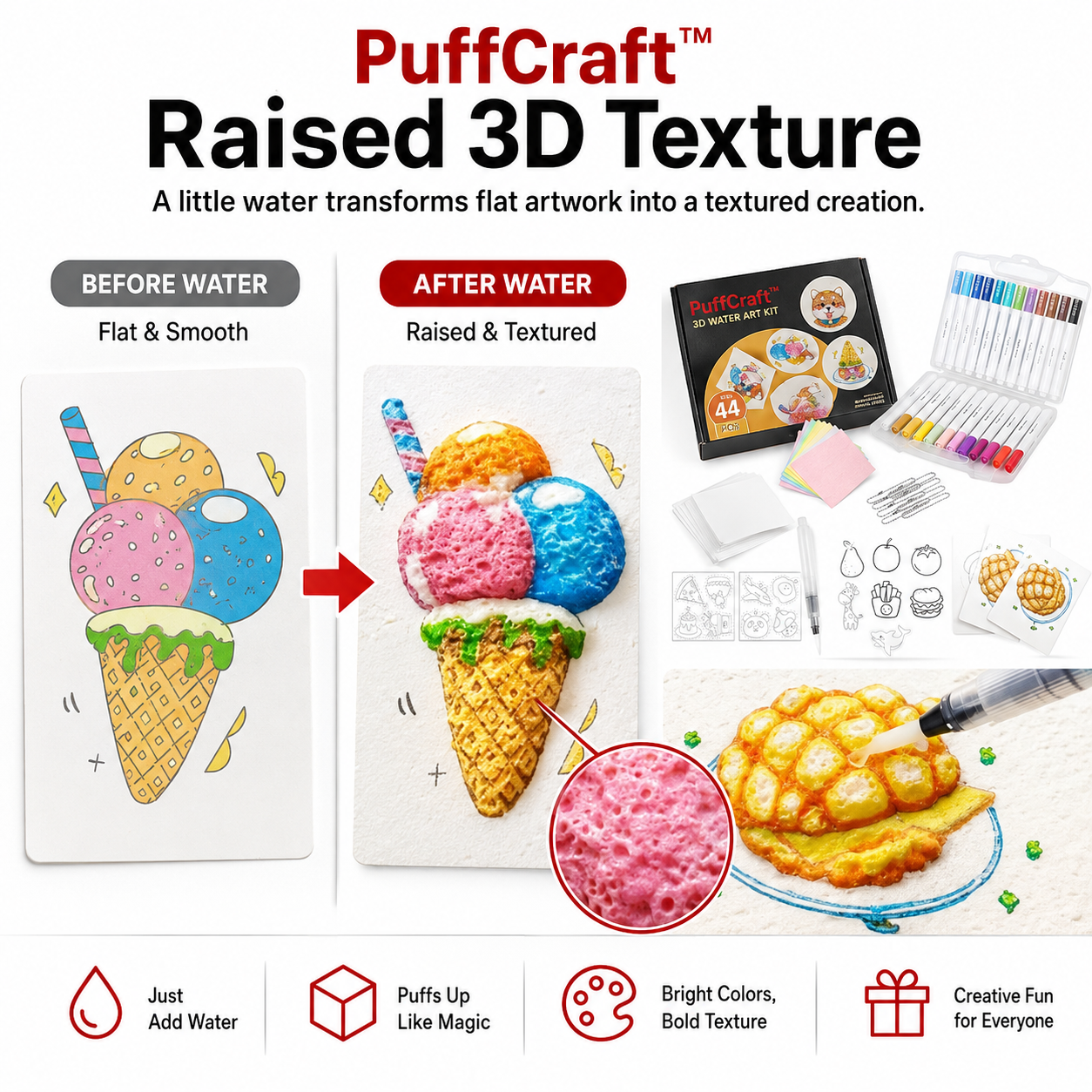 PuffCraft™ 3D Art Experience Kit