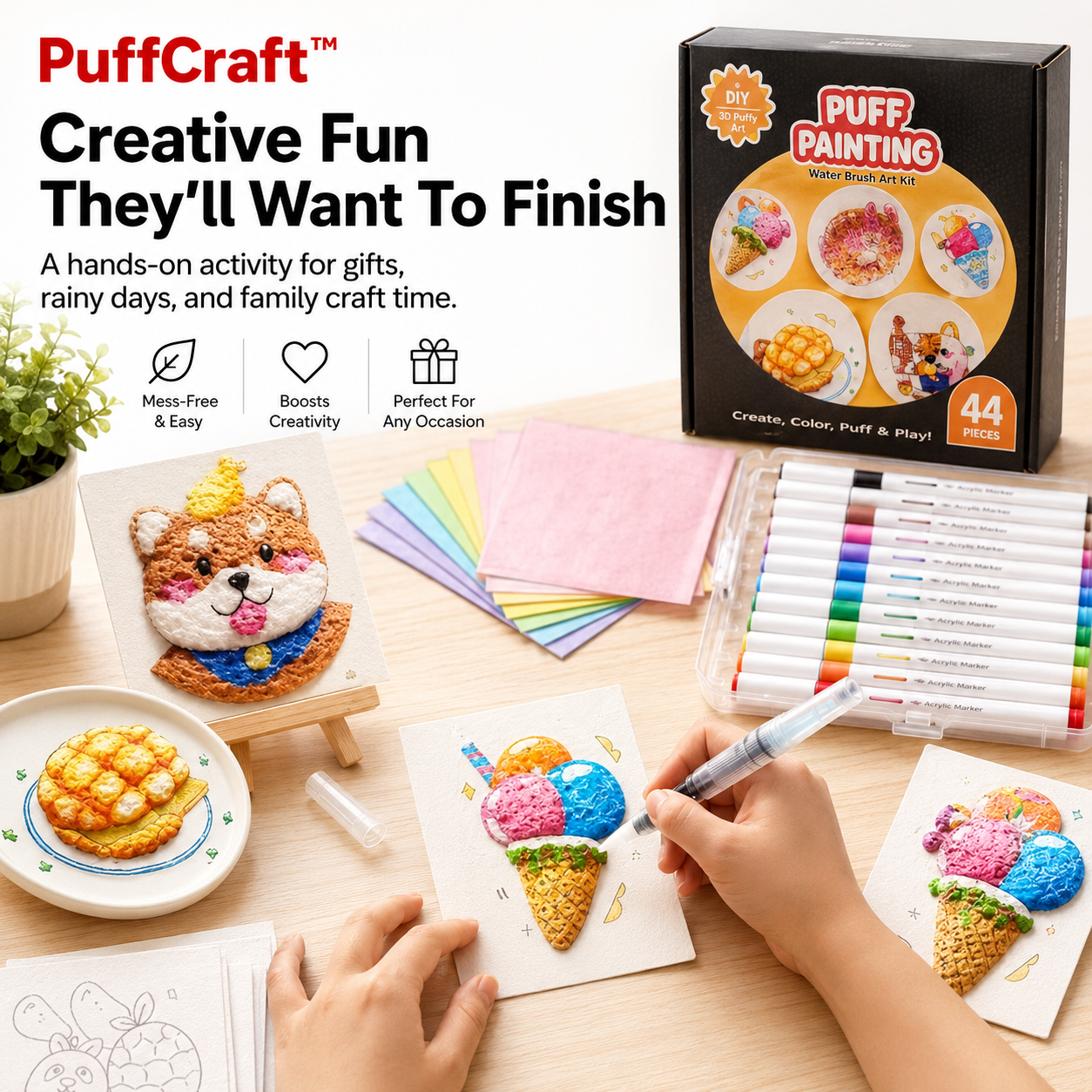 PuffCraft™ 3D Art Experience Kit