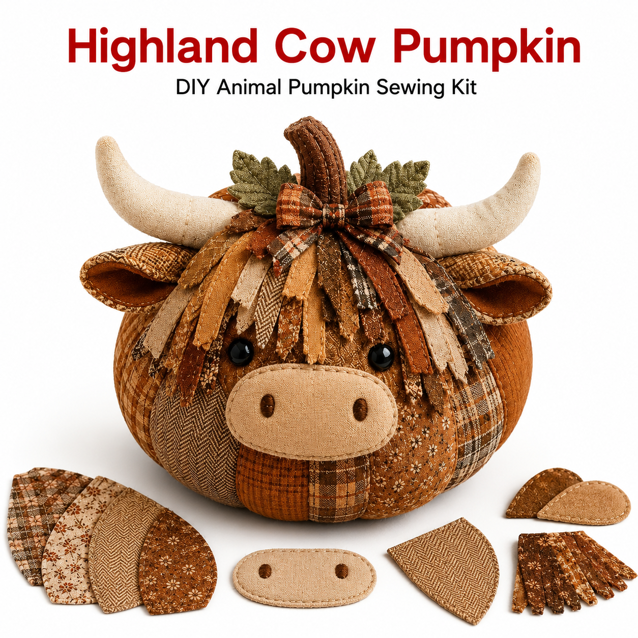 CozyCritters™ DIY Animal Pumpkin Sewing Kit
