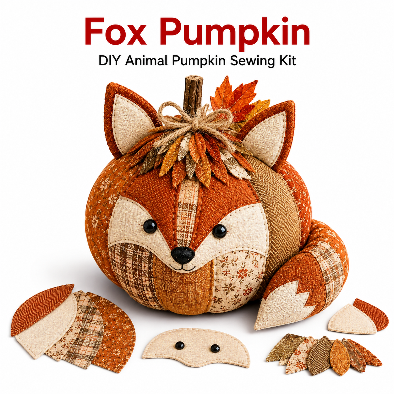 CozyCritters™ DIY Animal Pumpkin Sewing Kit