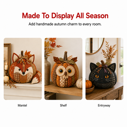 CozyCritters™ DIY Animal Pumpkin Sewing Kit