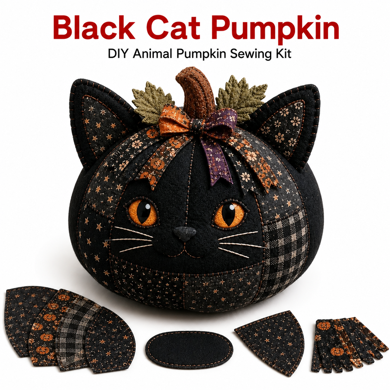 CozyCritters™ DIY Animal Pumpkin Sewing Kit