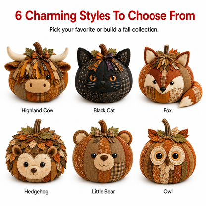CozyCritters™ DIY Animal Pumpkin Sewing Kit