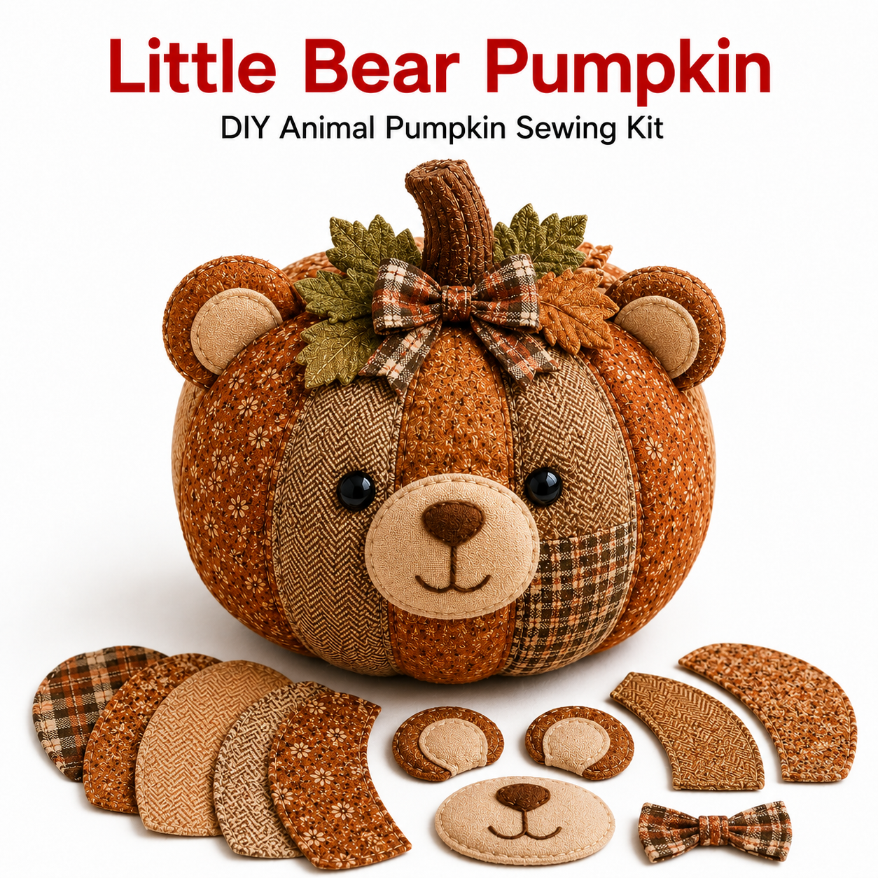 CozyCritters™ DIY Animal Pumpkin Sewing Kit