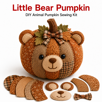 CozyCritters™ DIY Animal Pumpkin Sewing Kit