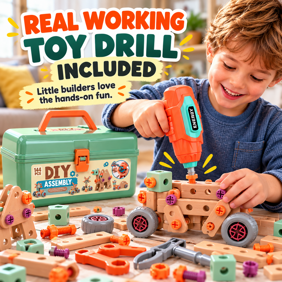 BuildBop™ 144-Piece STEM Building Kit