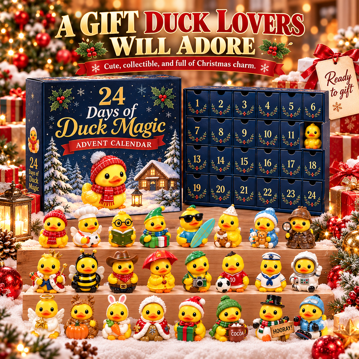 QuackJoy™ 24-Day Duck Advent Calendar