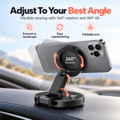 RoadPivot™ Magnetic Suction Car Phone Mount