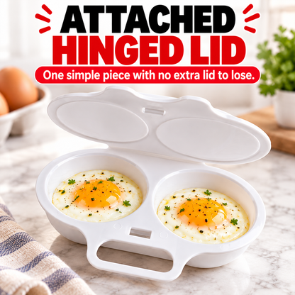 QuickNest™ Dual-Cavity Microwave Egg Cooker