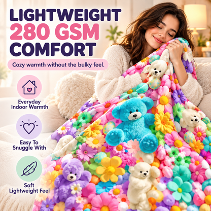 CuddleGarden™ Cozy Printed Throw Blanket