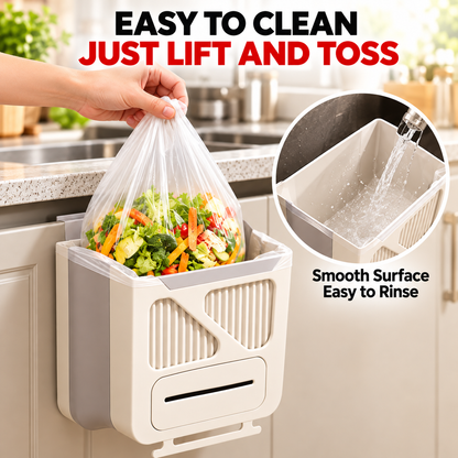 ScrapCatch™ Foldable Hanging Kitchen Trash Bin
