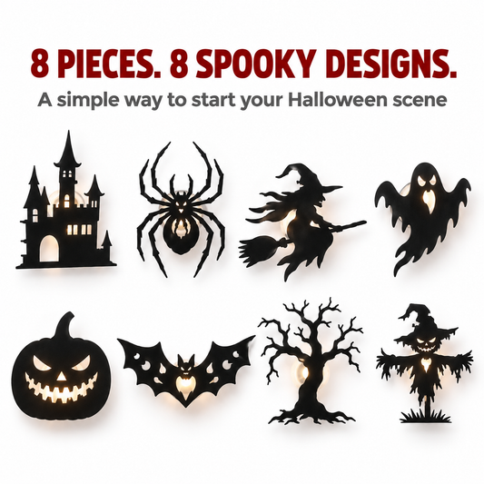 HauntGlow™ Halloween LED Silhouette Wall Lights