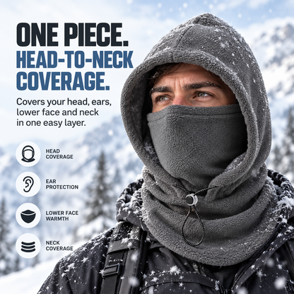 FrostGuard™ Double-Layer Fleece Winter Hood