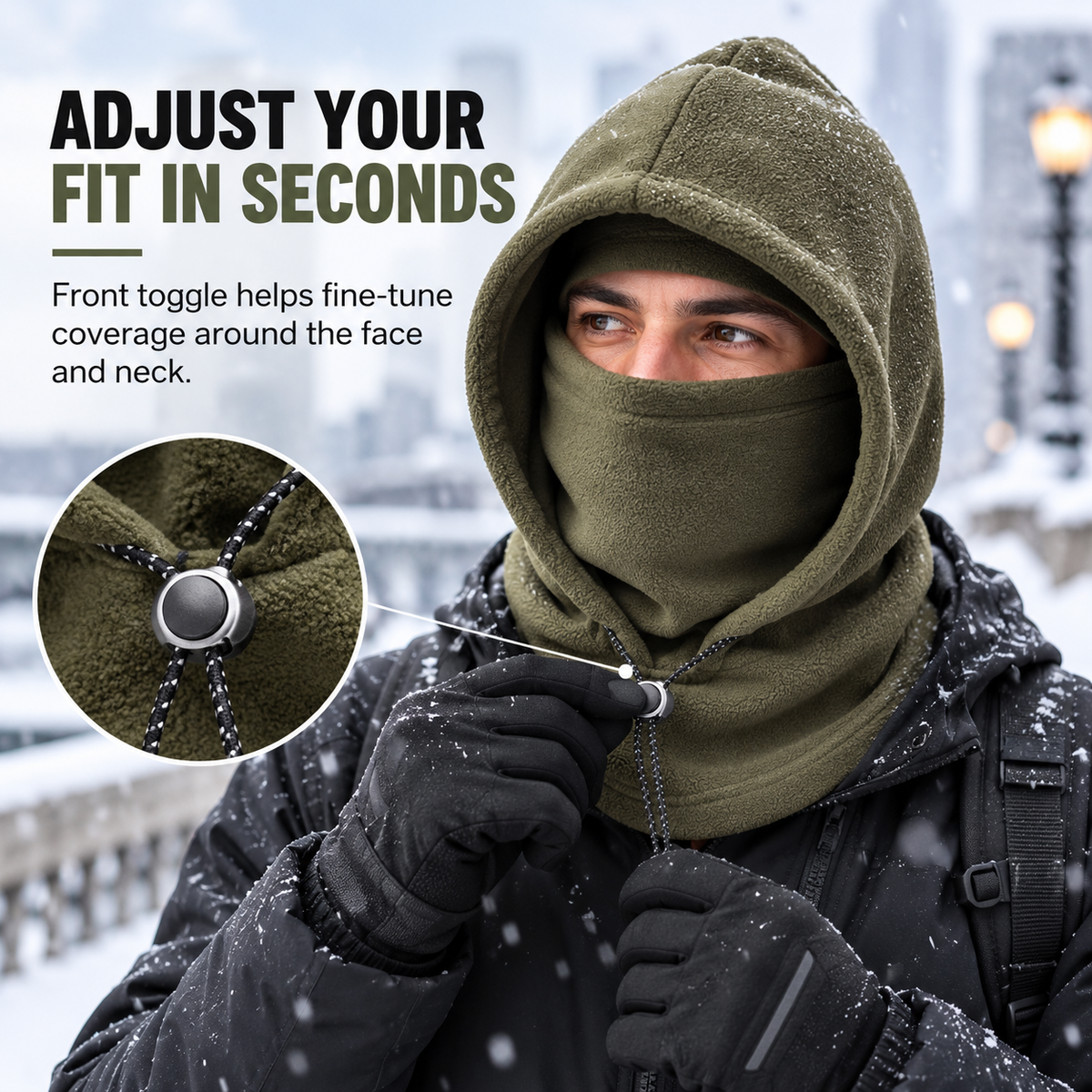 FrostGuard™ Double-Layer Fleece Winter Hood