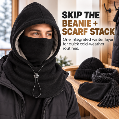 FrostGuard™ Double-Layer Fleece Winter Hood
