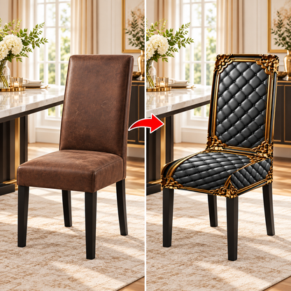 RegalFit™ Baroque Stretch Dining Chair Cover
