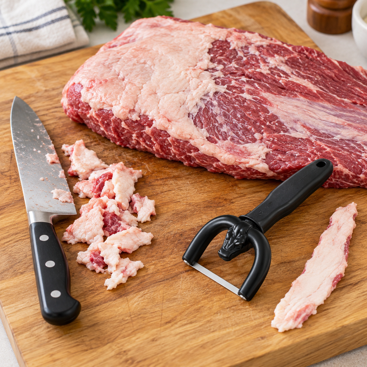 TrimGlide™ Handheld Meat Fat Trimmer