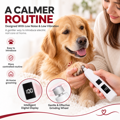 PawEase™ Electric Pet Nail Grinder