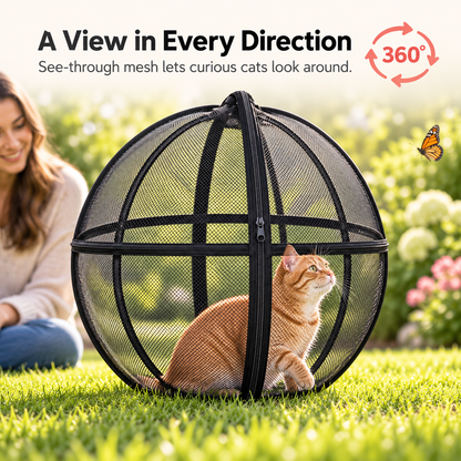 MewRoam™ 360° Rolling Cat Playpen