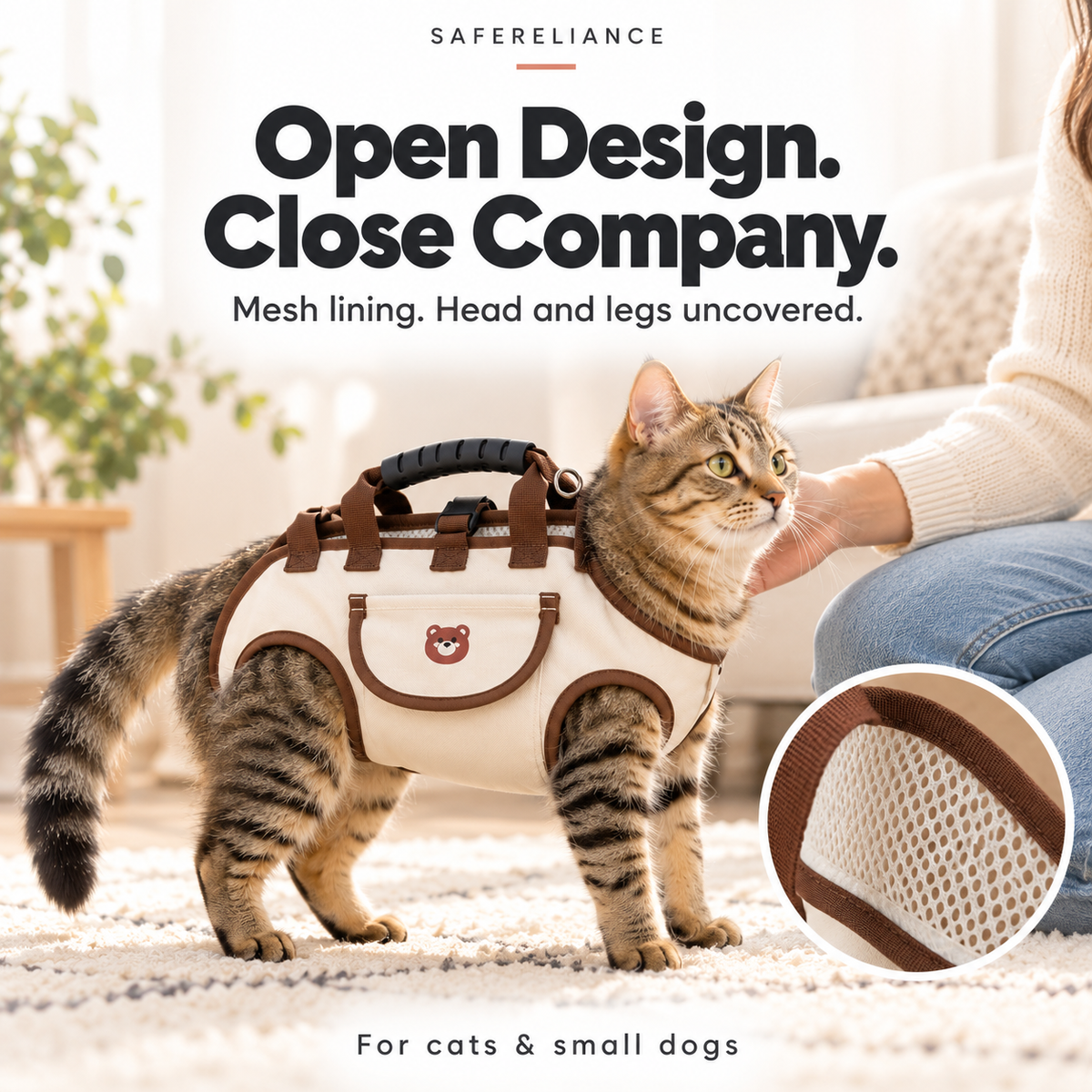 PawAlong™ 2-in-1 Pet Carrier for Cats & Small Dogs