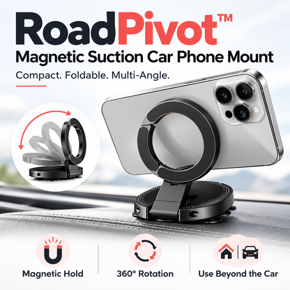 RoadPivot™ Magnetic Suction Car Phone Mount