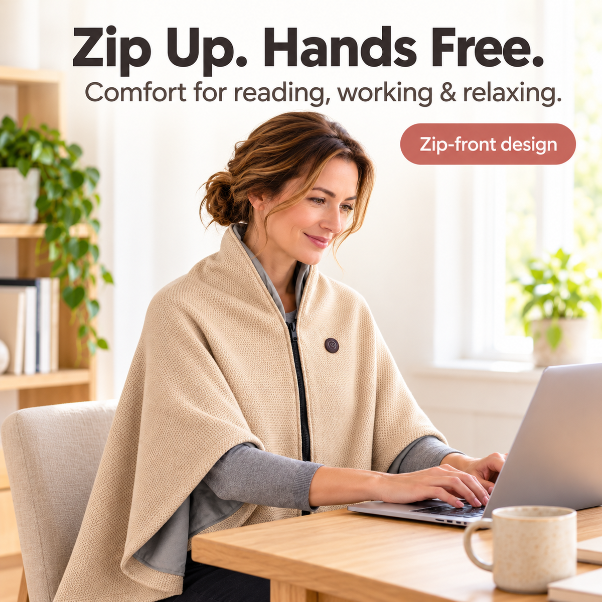 HavenWrap™ USB Heated Shawl & Blanket
